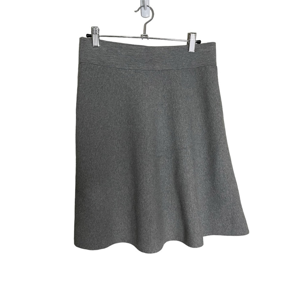 Ann Taylor Gray Circle Sweater Skirt Small